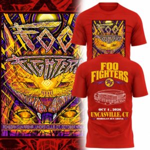 Foo Fighters Mohegan Sun Arena Uncasville CT 2026 T-Shirt 2