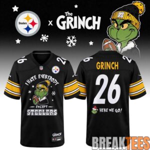 Football All Teams x Grinch “I Hate Everybody Except My Team” Football Jersey 1