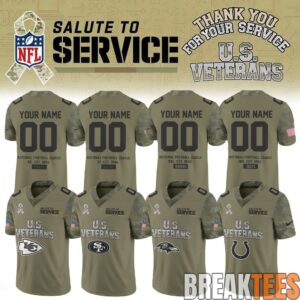 Football All Teams x Salute To Service 2026 Custom Jersey 2