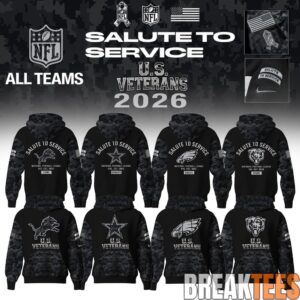 Football All Teams x Salute To Service 2026 Special Hoodie 1