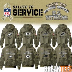 Football All Teams x Salute To Service 2026 Special Hoodie 2