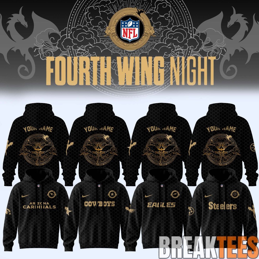 Football All Teams x Fourth Wing Night Special Hoodie Football All Teams x Fourth Wing Night Special Hoodie