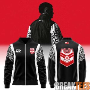 For Tonga Rugby League ’26 Tracksuit Retro Track Jacket 1