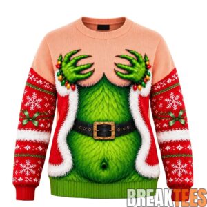 Funny Boobs Naughty Christmas Ugly Sweater 1 Funny Boobs Naughty Christmas Ugly Sweater 1