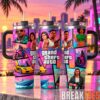 GTA 6 Vice City Inspired 40oz Tumbler with Handle