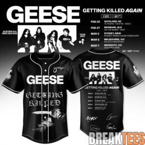 Geese Getting Killed Again Tour Baseball Jersey