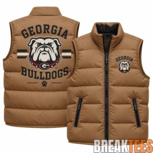 Georgia Bulldogs 2026 Military Appreciation Puffer Vest 1