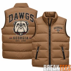 Georgia Bulldogs 2026 Military Appreciation Puffer Vest 2