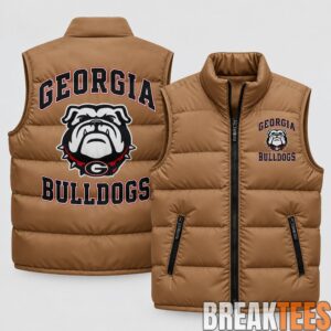 Georgia Bulldogs 2026 Military Appreciation Puffer Vest 3