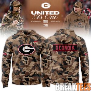 Georgia Bulldogs 2026 Military Appreciation Special Edition Hoodie 1