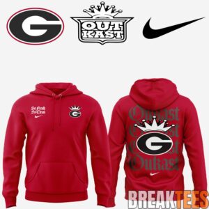 Georgia Bulldogs Exclusive Edition x Outkast Red Hoodie 2026