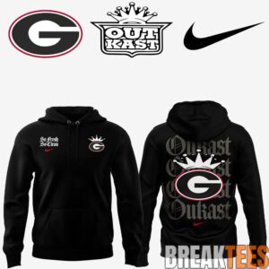 Georgia Bulldogs Exclusive Edition x Outkast Black Hoodie 2026 1