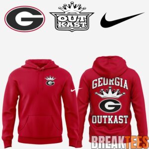 Georgia Bulldogs Exclusive Edition x Outkast Red Hoodie 2026 2