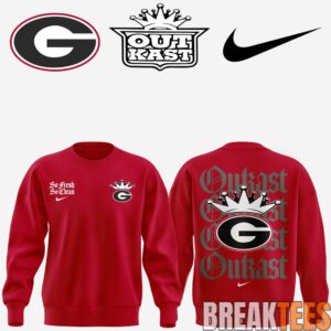 Georgia Bulldogs Exclusive Edition x Outkast Red Sweatshirt 2026