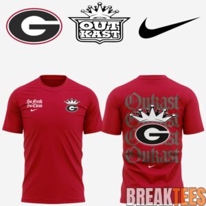 Georgia Bulldogs Exclusive Edition x Outkast Red T-Shirt 2026