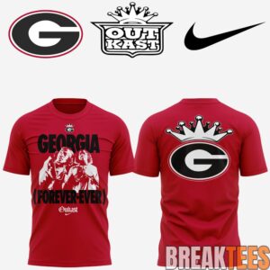 Georgia Bulldogs Exclusive Edition x Outkast Red T-Shirt 2026 2