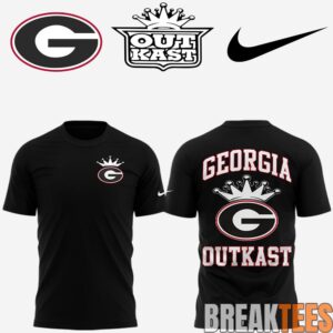 Georgia Bulldogs Exclusive Edition x Outkast Black T-Shirt 2026 2