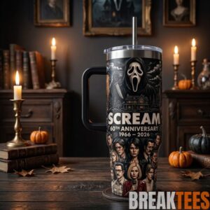 Ghostface Scream 40oz Tumbler – Scream Horror Retro Movie