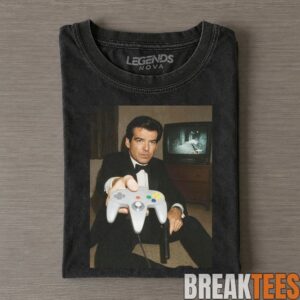 GoldenEye James Bond Offering a Nintendo 64 Controller Your Turn T-Shirt