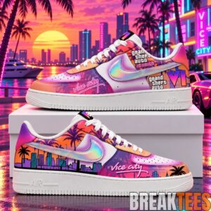 Grand Theft Auto VI Vice City Custom AF1 Shoes 2