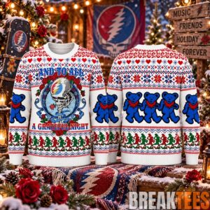 Grateful Dead And To All A Grateful Night Merry Christmas Ugly Sweater