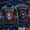 Grateful Dead Skull Roses Dancing Bears Rainbow 2026 Ugly Sweater