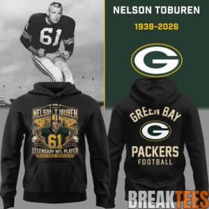 Green Bay Packers Nelson Toburen - Thank You For Memories Special Hoodie