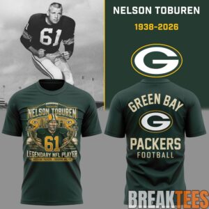 Green Bay Packers Nelson Toburen - Thank You For Memories T-Shirt