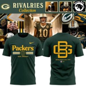 Green Bay Packers x Rivalries 2026 T-Shirt - Making History Since 1919