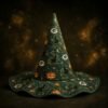 Houston Texans Halloween Moon Pumpkin Quilted Witch Hat