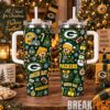 Detroit Lions Special Tumbler 40oz with Handle Christmas For Fan
