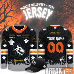Haringey Huskies 2026 Happy Halloween Night Personalized Hockey Jersey