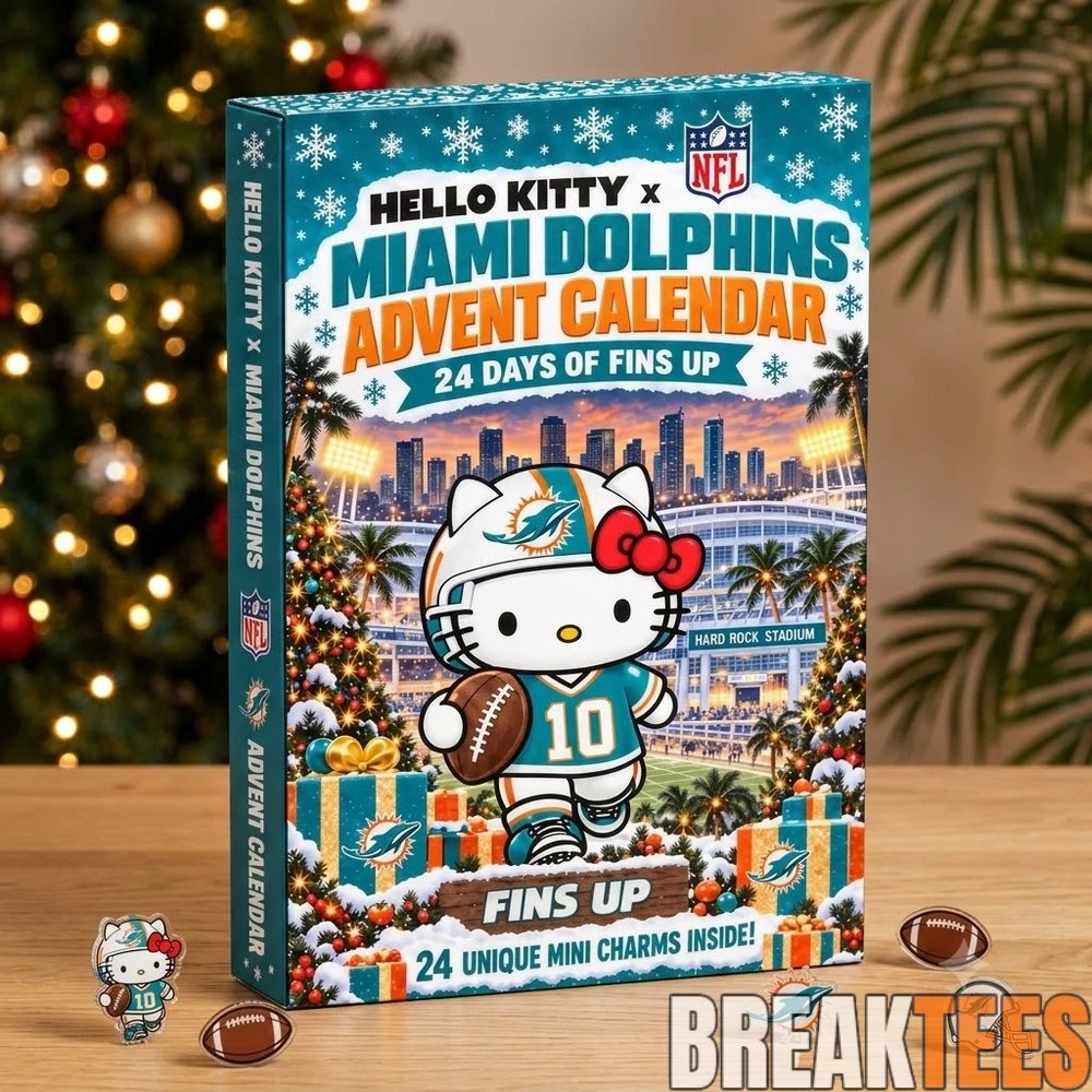 Hello Kitty x Miami Dolphins 2026 Christmas Advent Calendar Hello Kitty x Miami Dolphins 2026 Christmas Advent Calendar