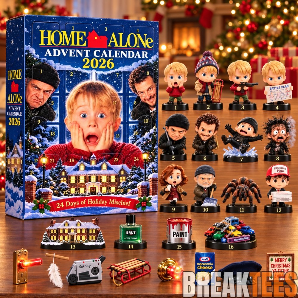 Home Alone Inspired Advent Calendar Christmas Ornament 2026 – 2D Flat Holiday Keepsake Home Alone Inspired Advent Calendar Christmas Ornament 2026 – 2D Flat Holiday Keepsake