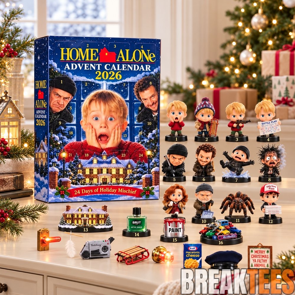 Home Alone Inspired Advent Calendar Christmas Ornament 2026 – 2D Flat Holiday Keepsake Home Alone Inspired Advent Calendar Christmas Ornament 2026 – 2D Flat Holiday Keepsake