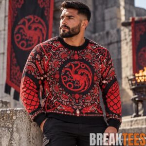 House of the Dragon Targaryen Ugly Christmas Sweater 3