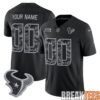 Houston Texans DJ Screw Split Custom Football Jersey