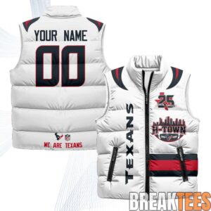 Houston Texans H-Town Custom Puffer Vest