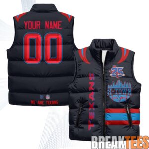 Houston Texans H-Town Custom Puffer Vest 1