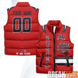 Houston Texans H-Town Custom Puffer Vest 2