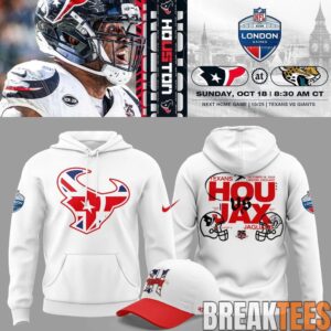 Houston Texans NFL London Games 2026 Graphic Hoodie 2