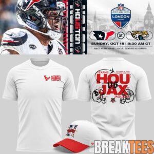 Houston Texans NFL London Games 2026 Graphic T-Shirt 2