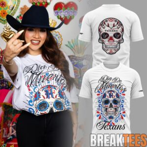 Houston Texans x Día de los Muertos Special T-Shirt 1