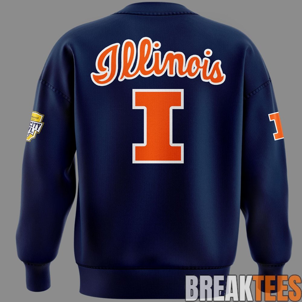 Illinois Fighting Illini Football 2026 Music City Bowl Champions Sweatshirt Illinois Fighting Illini Football 2026 Music City Bowl Champions Sweatshirt