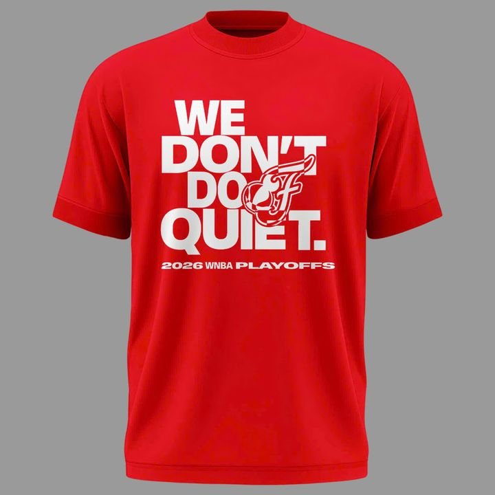 Indiana Fever WE DON’T DO QUIET. T-Shirt Indiana Fever WE DON’T DO QUIET. T-Shirt