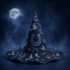 Houston Texans Halloween Moon Pumpkin Quilted Witch Hat