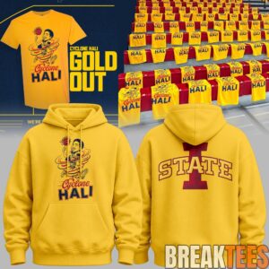 Iowa State Cyclones Cyclone Hali Gold Out 2026 Limited Edition Hoodie