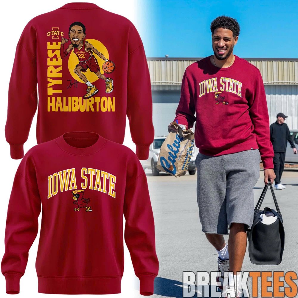 Iowa State Cyclones Tyrese Haliburton Special 2026 Sweatshirt Iowa State Cyclones Tyrese Haliburton Special 2026 Sweatshirt
