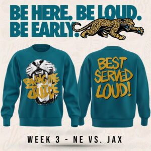 Jacksonville Jaguars Bring The Juice, Best Served Loud! Sweater