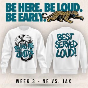 Jacksonville Jaguars Bring The Juice, Best Served Loud! Sweater 1